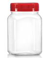 B404 / 400ml PET廣口透明塑膠罐+塑膠蓋