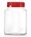 B508N / 500ml PET廣口透明塑膠罐+塑膠蓋